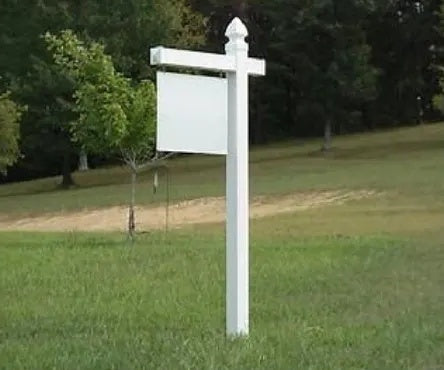 4' x 4' Yard Arm Sign Post